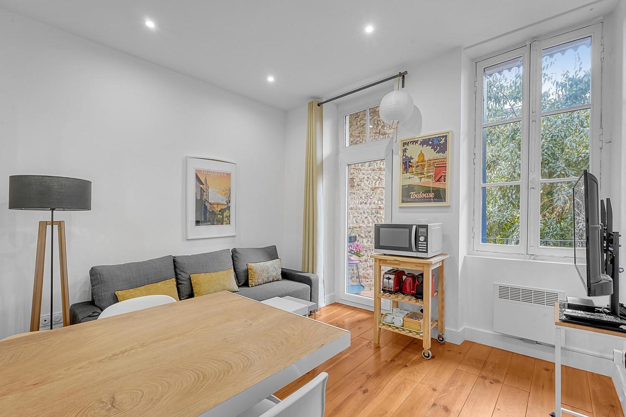 Le Cosy - T2 Hypercentre Au Calme Avec Parking Apartment Toulouse Luaran gambar
